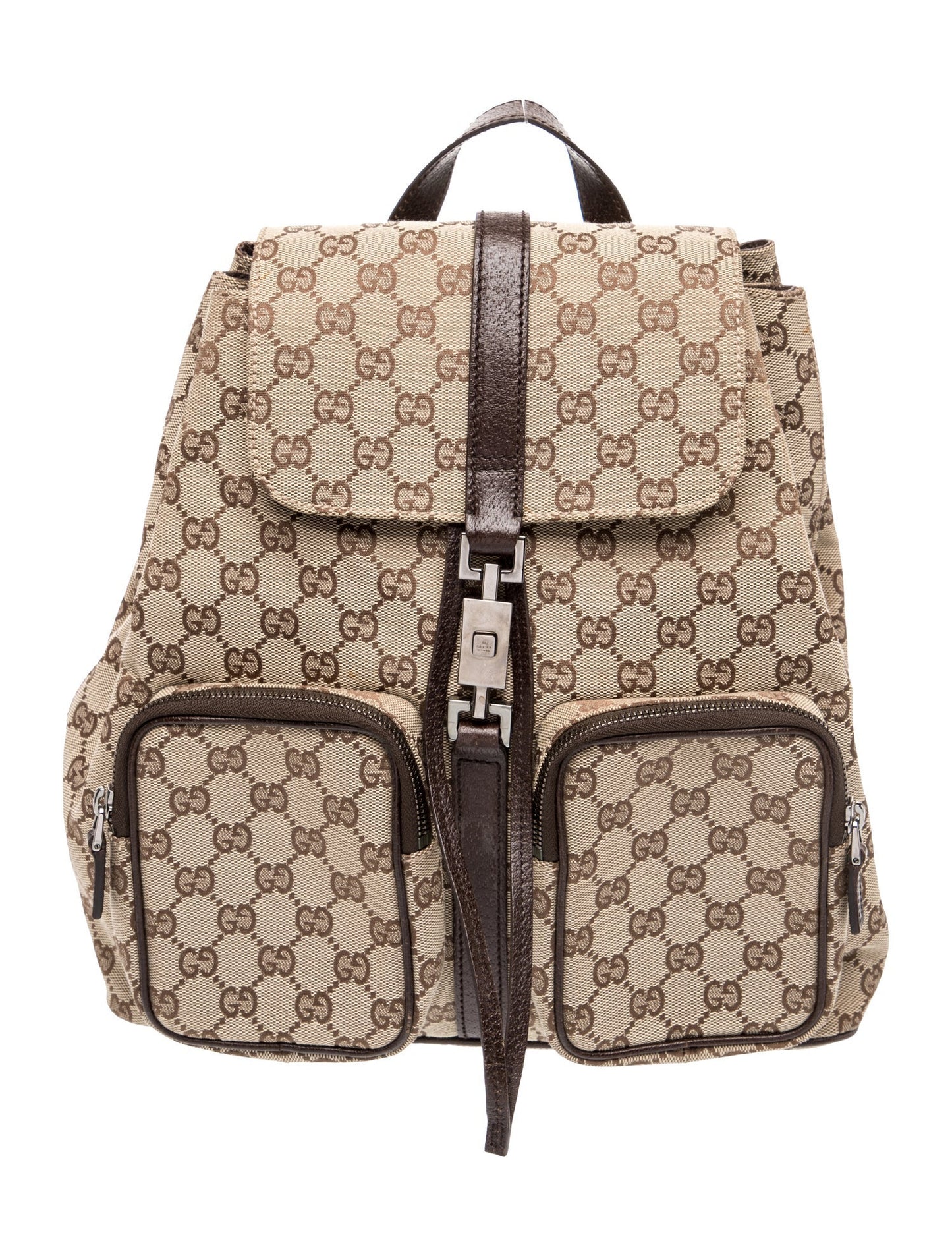Gucci GG Canvas Jackie Backpack Vintage