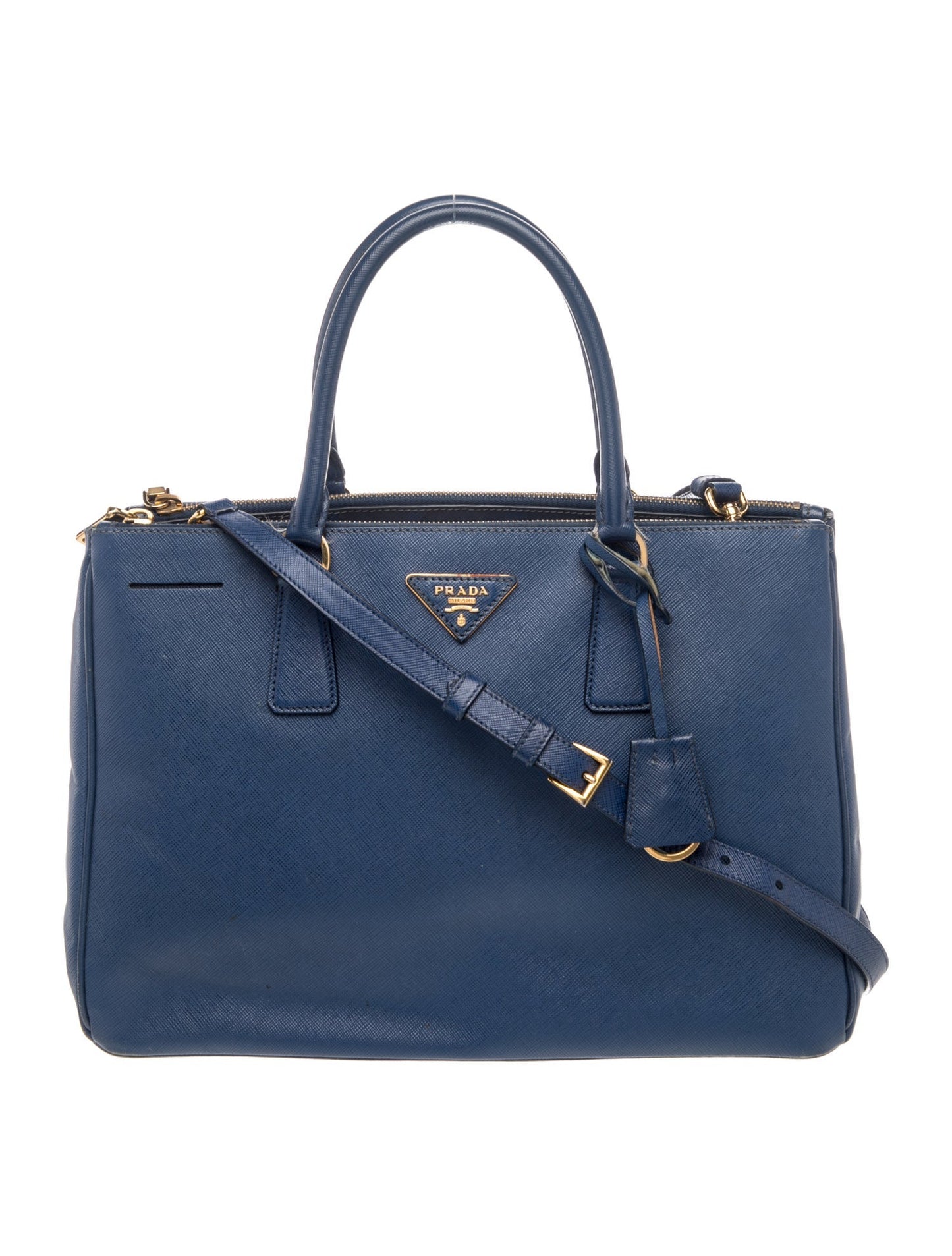 Prada Saffiano Leather Galleria Double Zip Medium