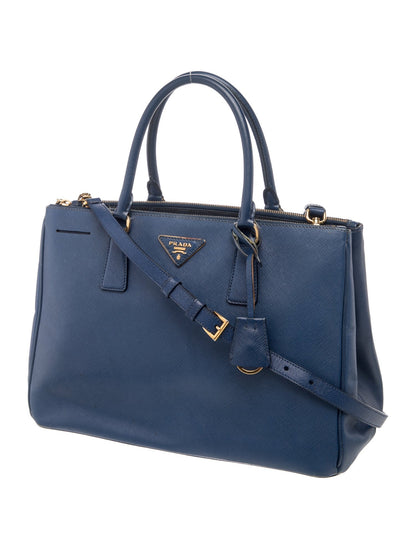 Prada Saffiano Leather Galleria Double Zip Medium