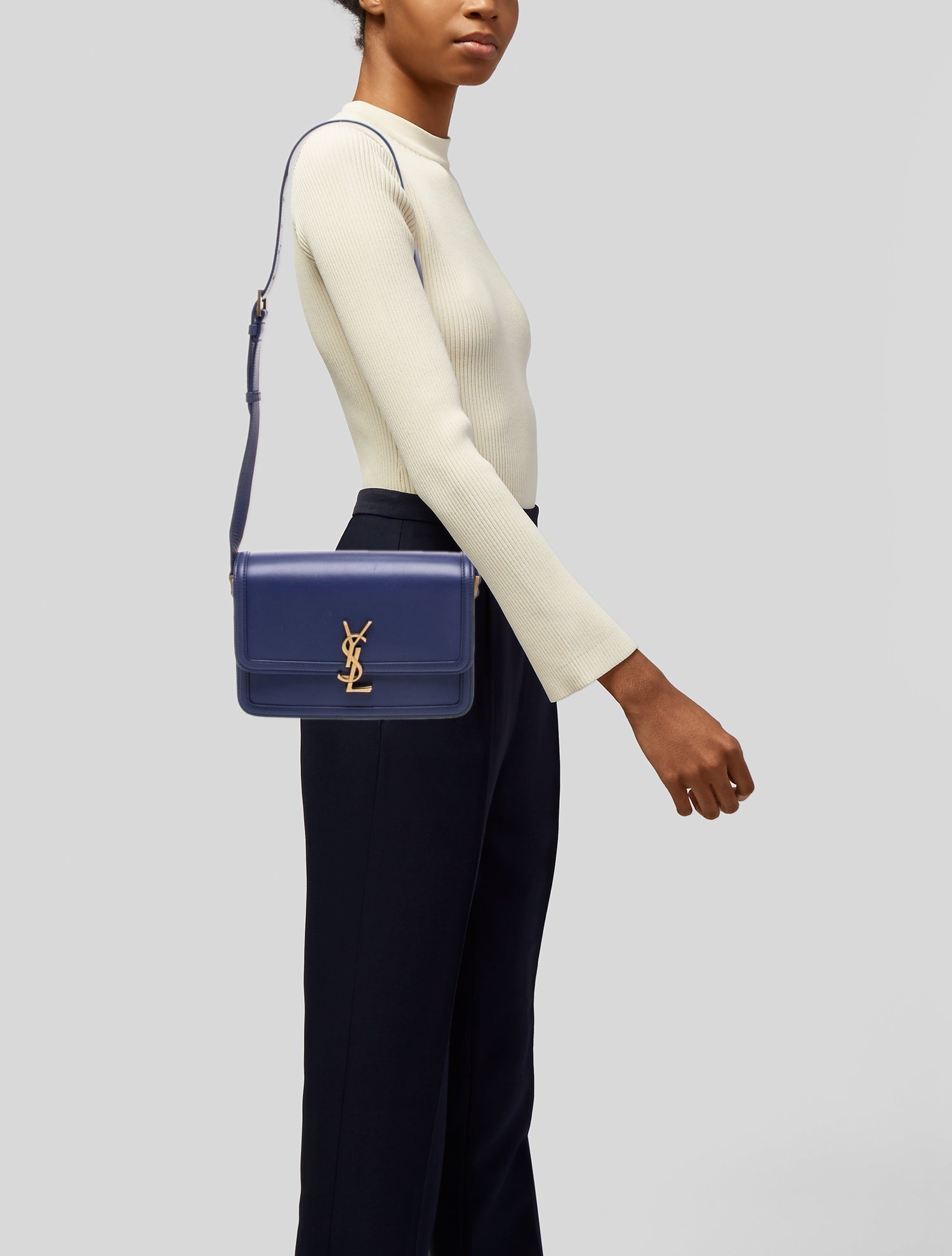Saint Laurent Leather Shoulder Bag Medium