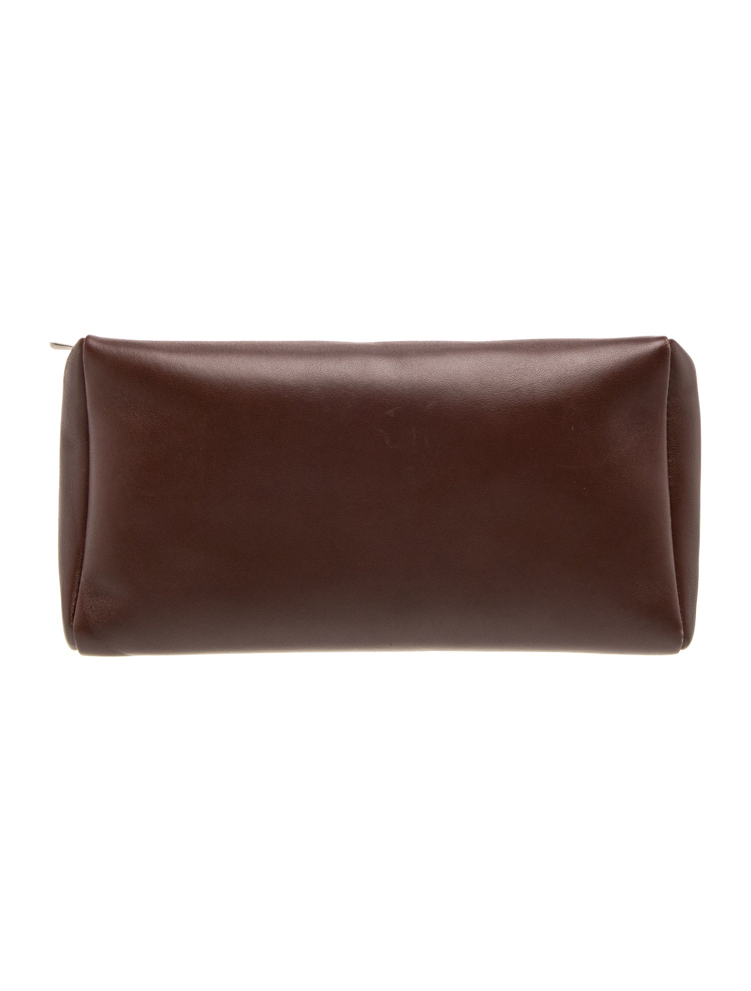 The Row Leather Clutch
