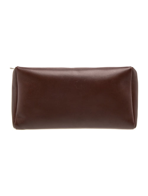 The Row Leather Clutch
