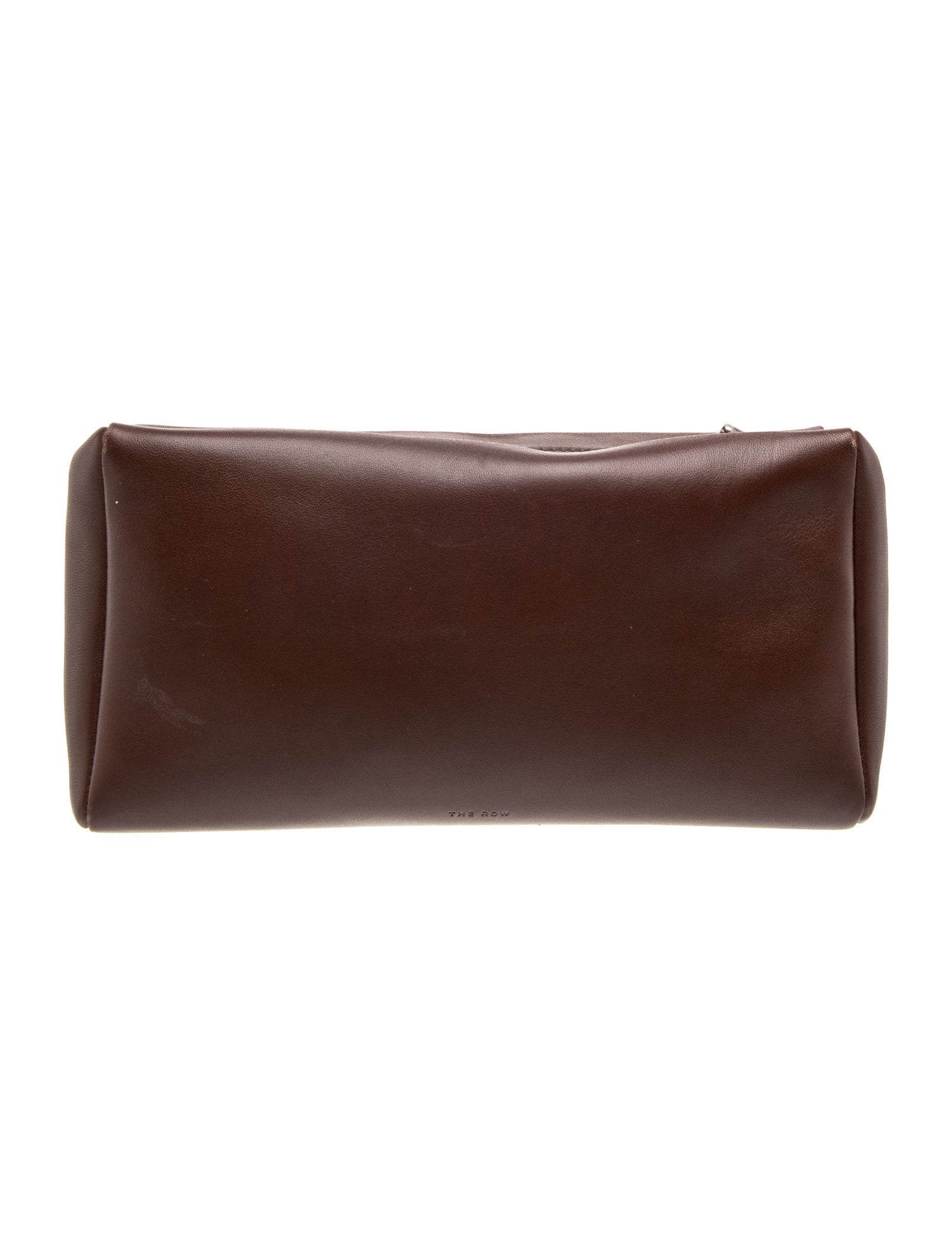 The Row Leather Clutch