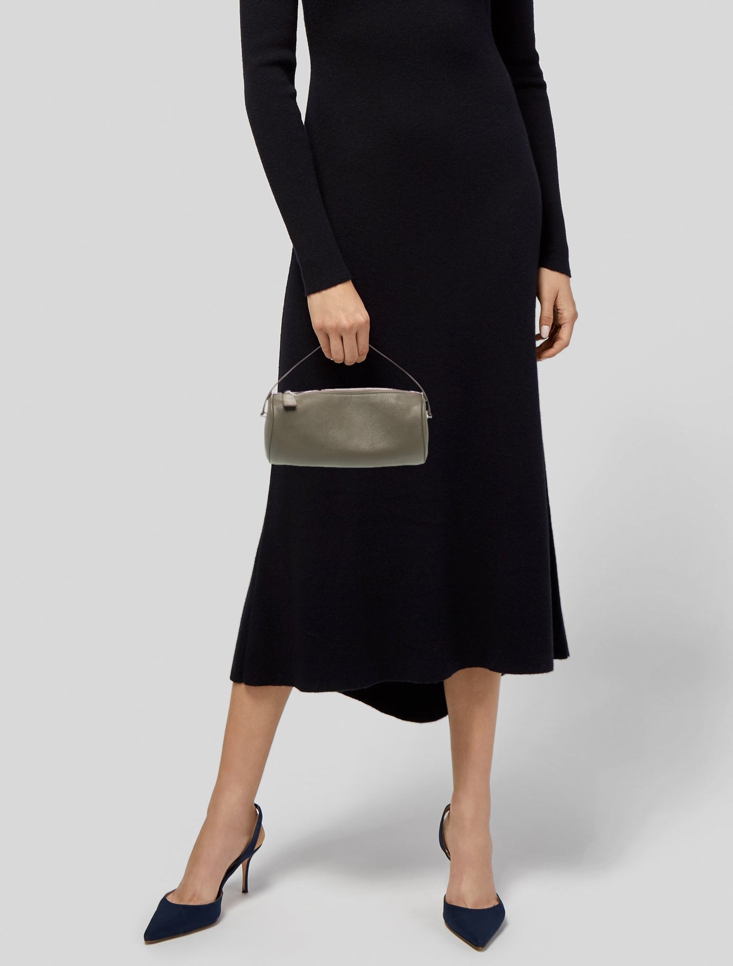 The Row Leather Round 90s Bag