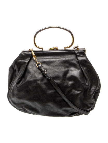 Miu Miu Leather Top Handle Bag Vintage