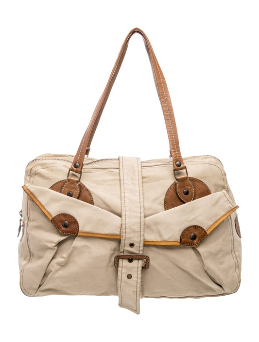 Miu Miu Canvas Weekender Bag Vintage