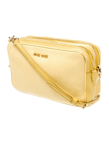 Miu Miu Goat Leather Crossbody Bag