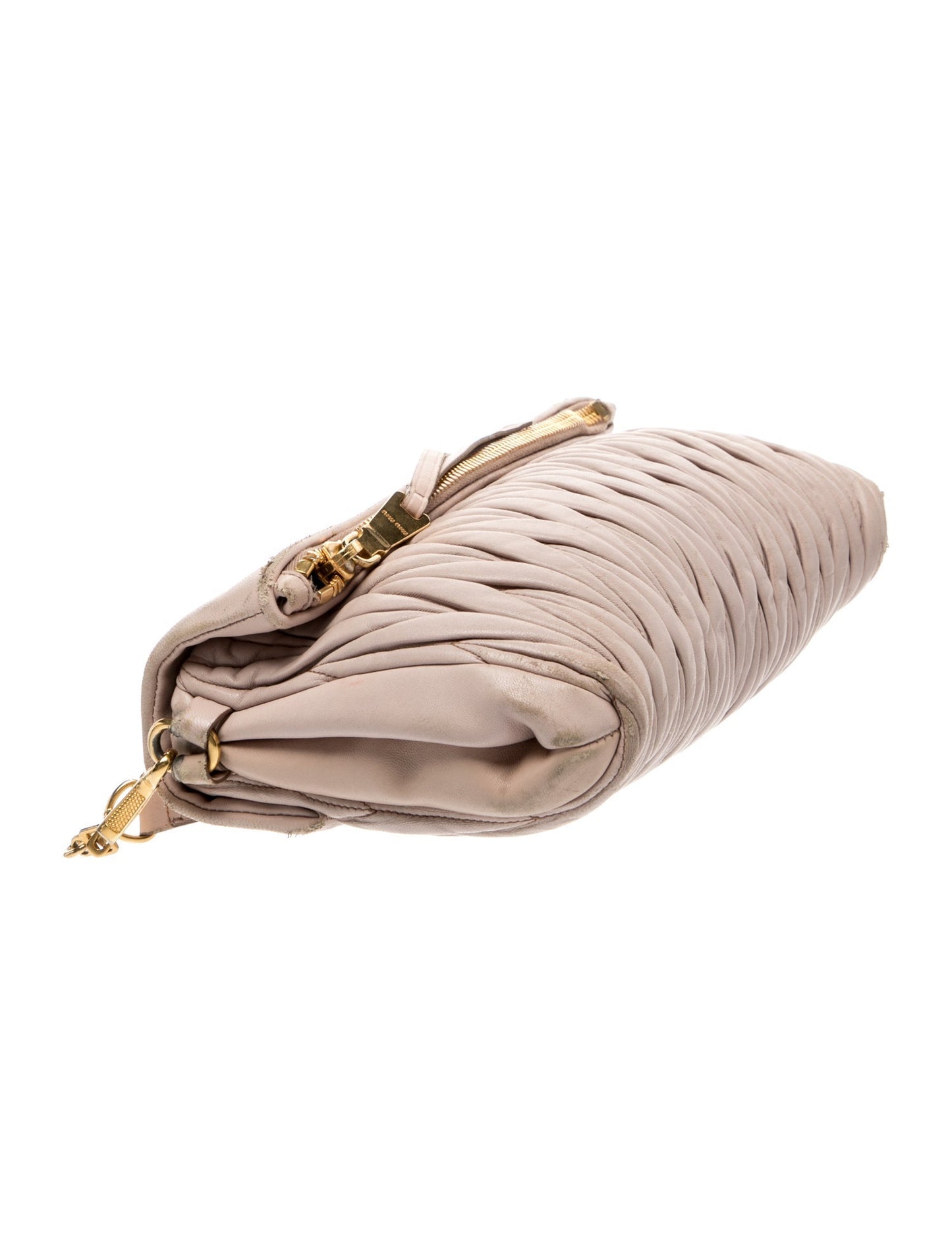 Miu Miu Leather Matalasse Leather Flap Crossbody Bag