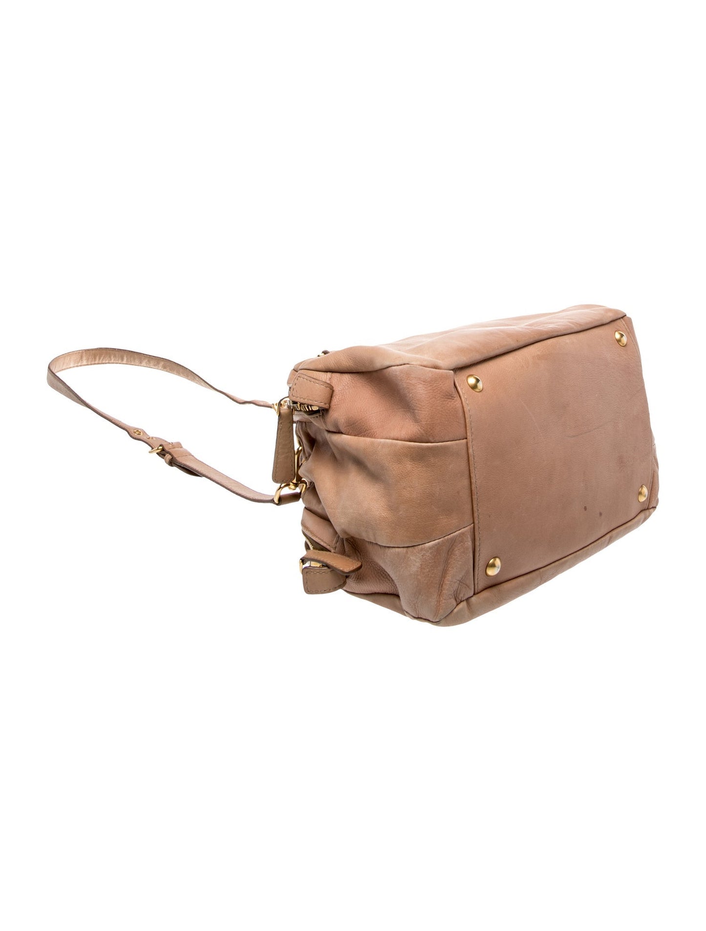 Miu Miu Leather Top Handle Bag