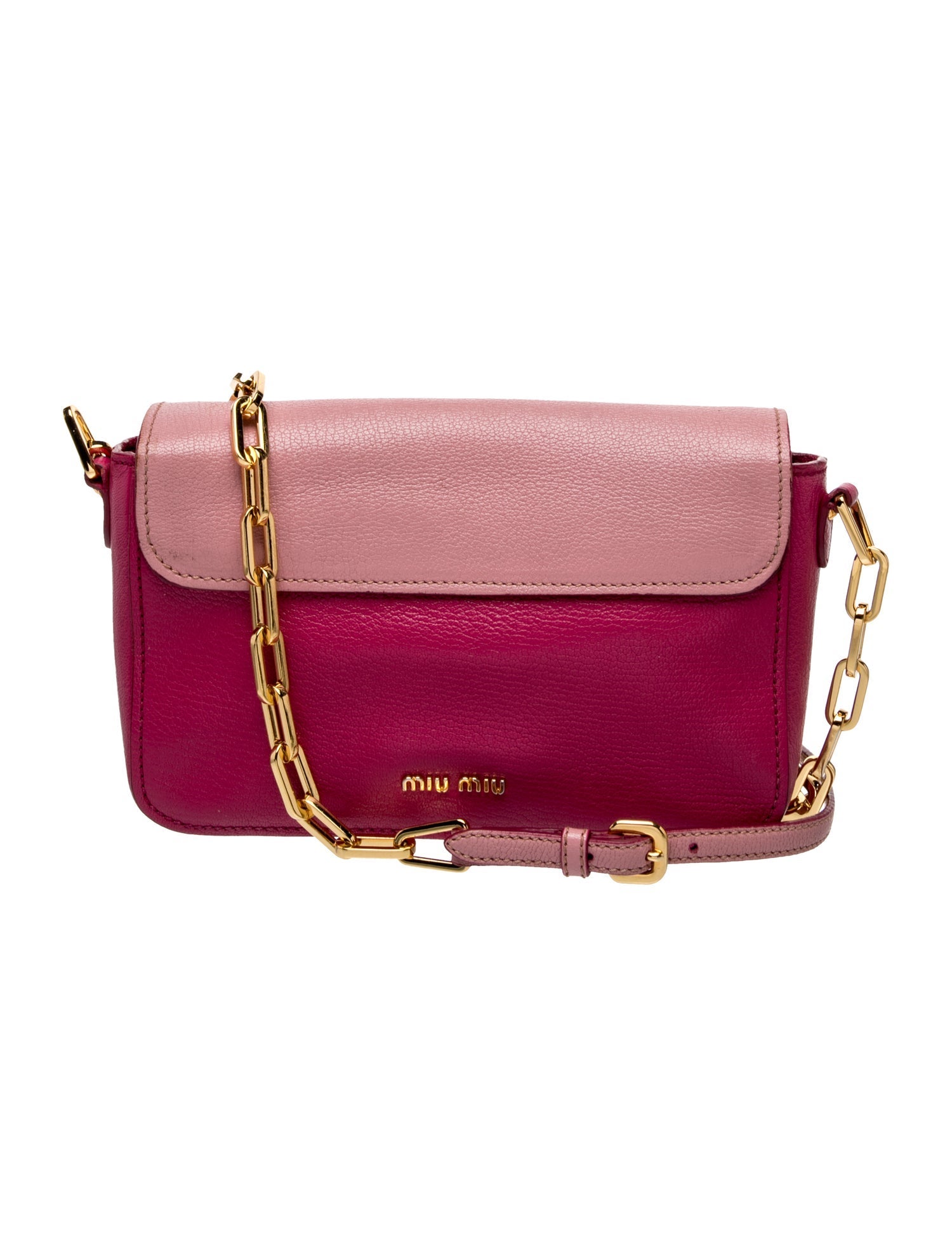 Miu Miu Leather Crossbody Bag