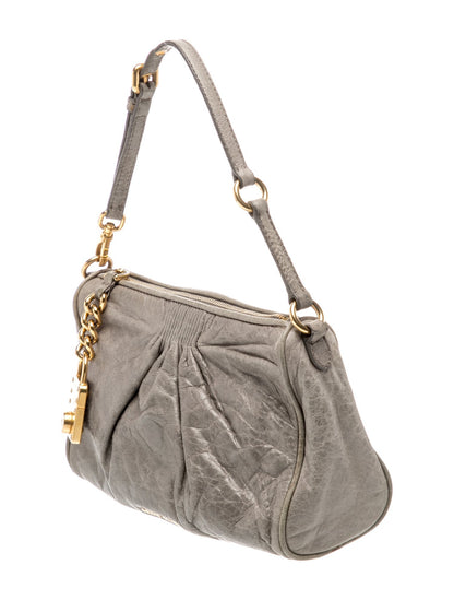 Miu Miu Leather Top Handle Bag