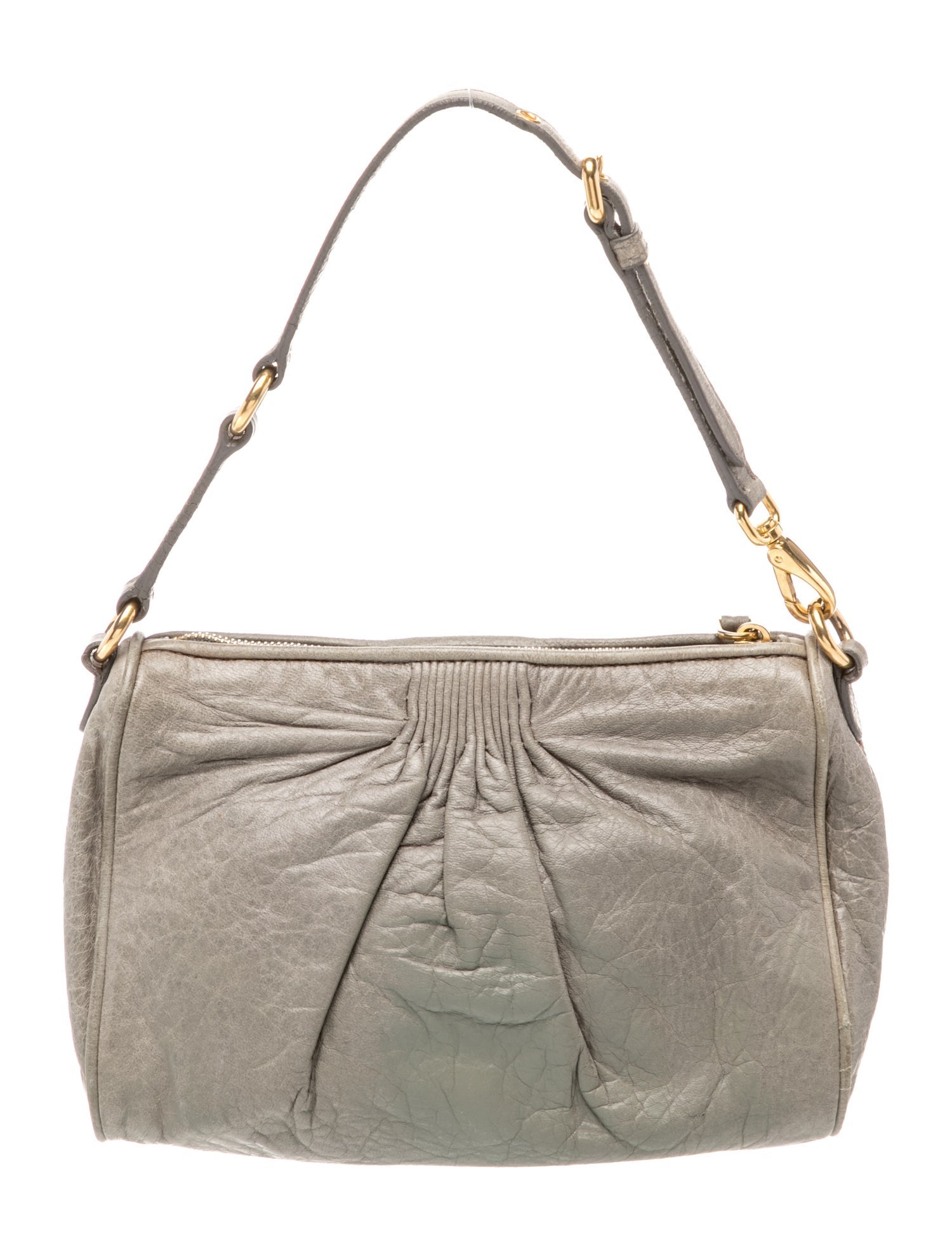Miu Miu Leather Top Handle Bag