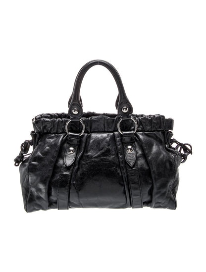 Miu Miu Leather Top Handle Bag