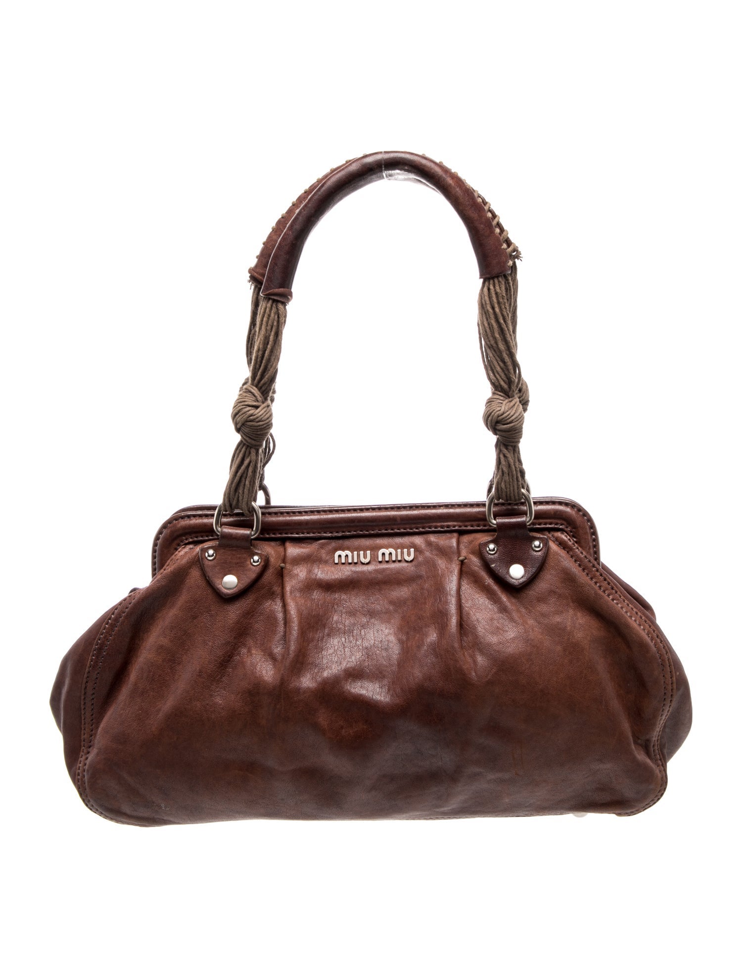 Miu Miu Leather Shoulder Bag