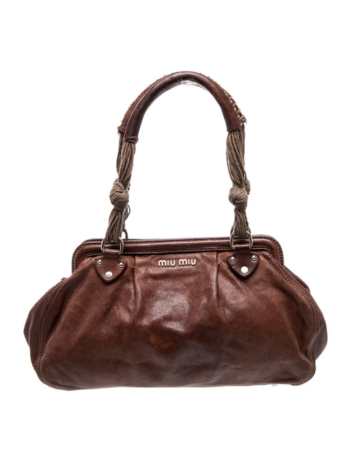 Miu Miu Leather Shoulder Bag