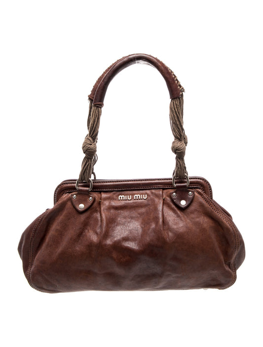 Miu Miu Leather Shoulder Bag