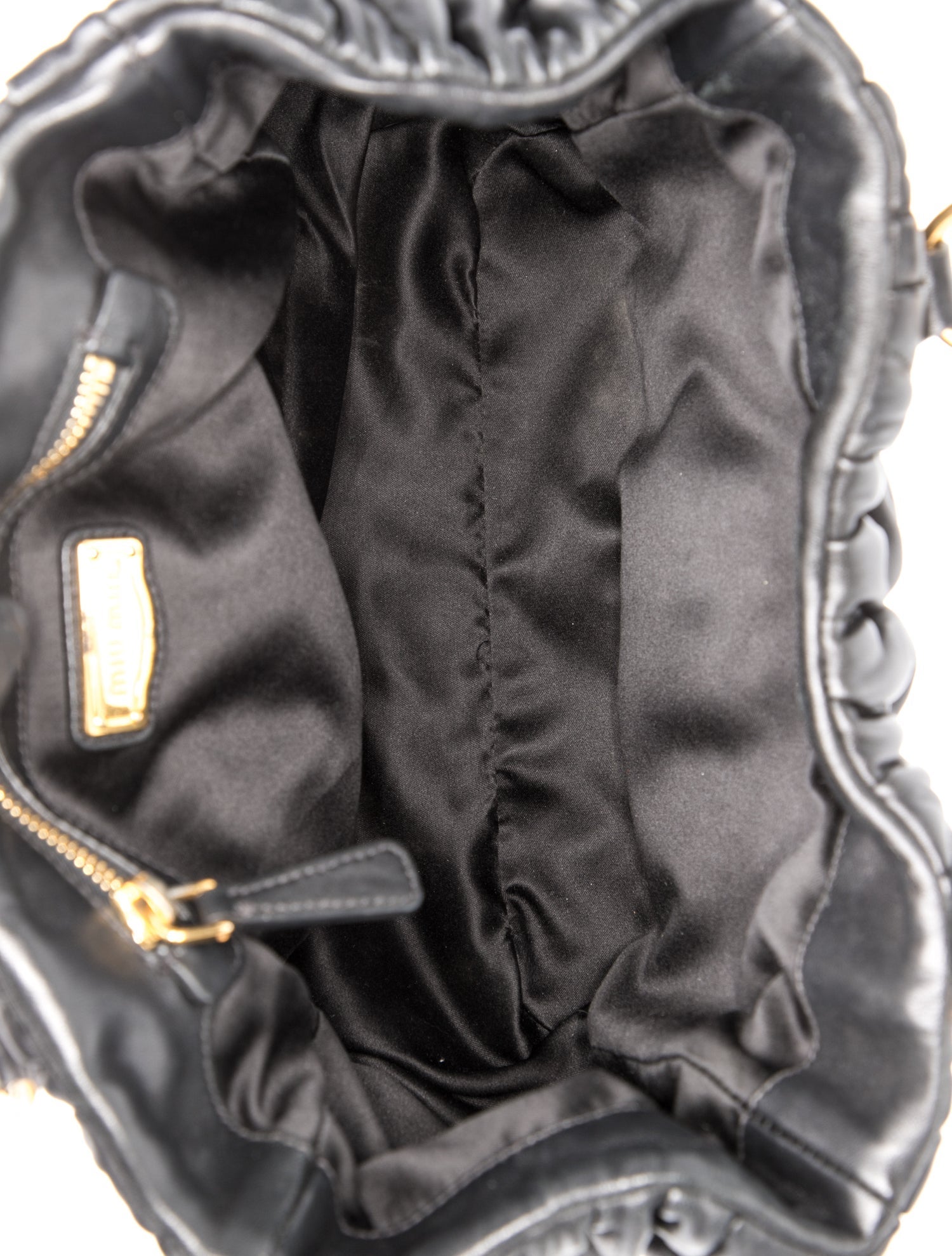Miu Miu Leather Top Handle Bag