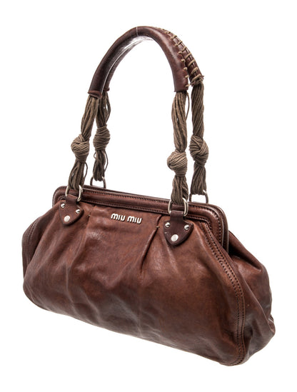 Miu Miu Leather Shoulder Bag
