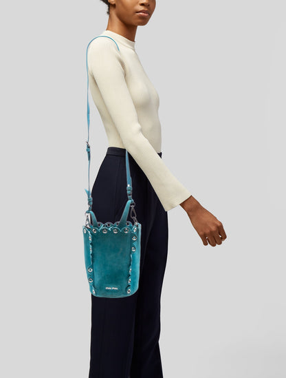 Miu Miu Suede Bucket Bag