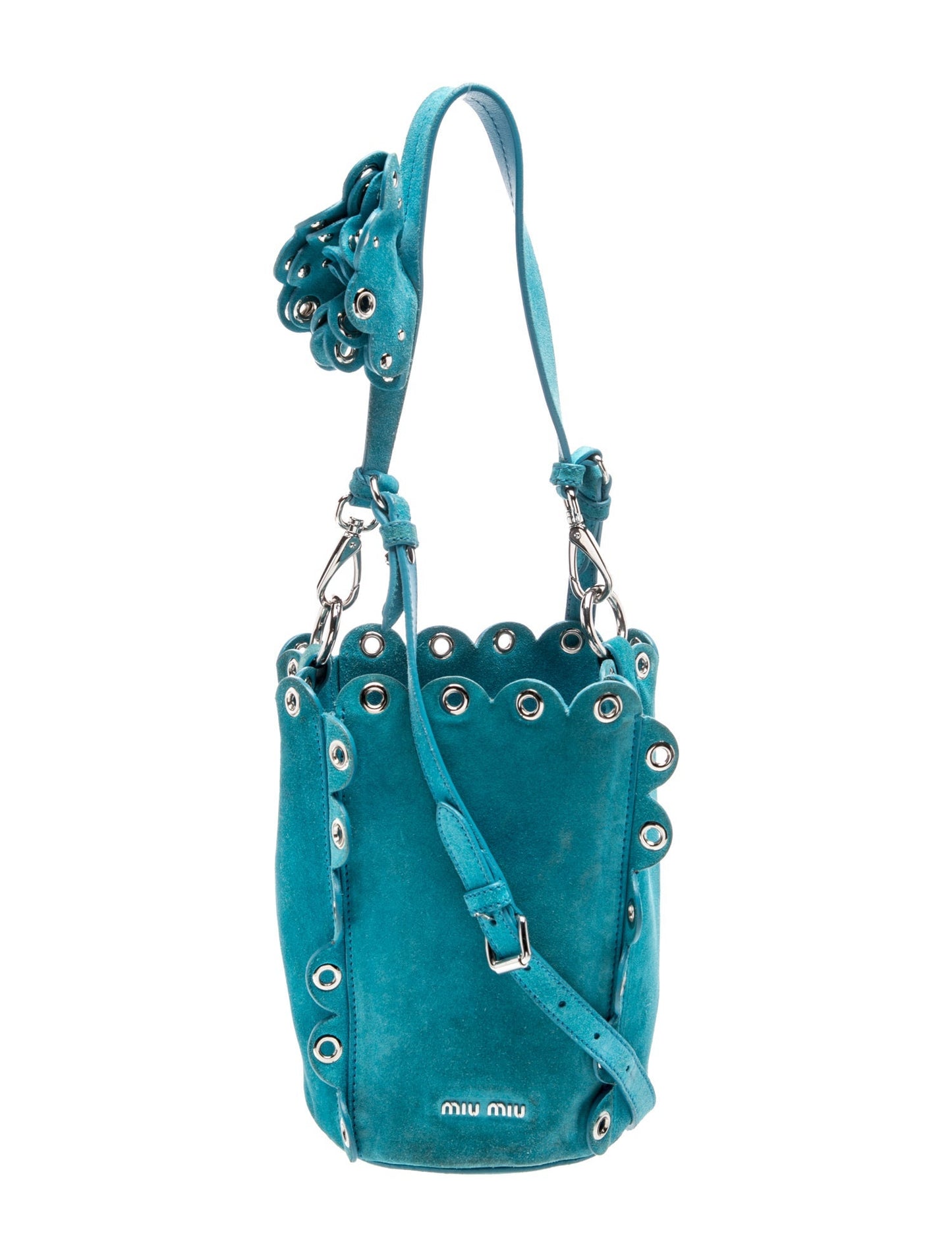Miu Miu Suede Bucket Bag