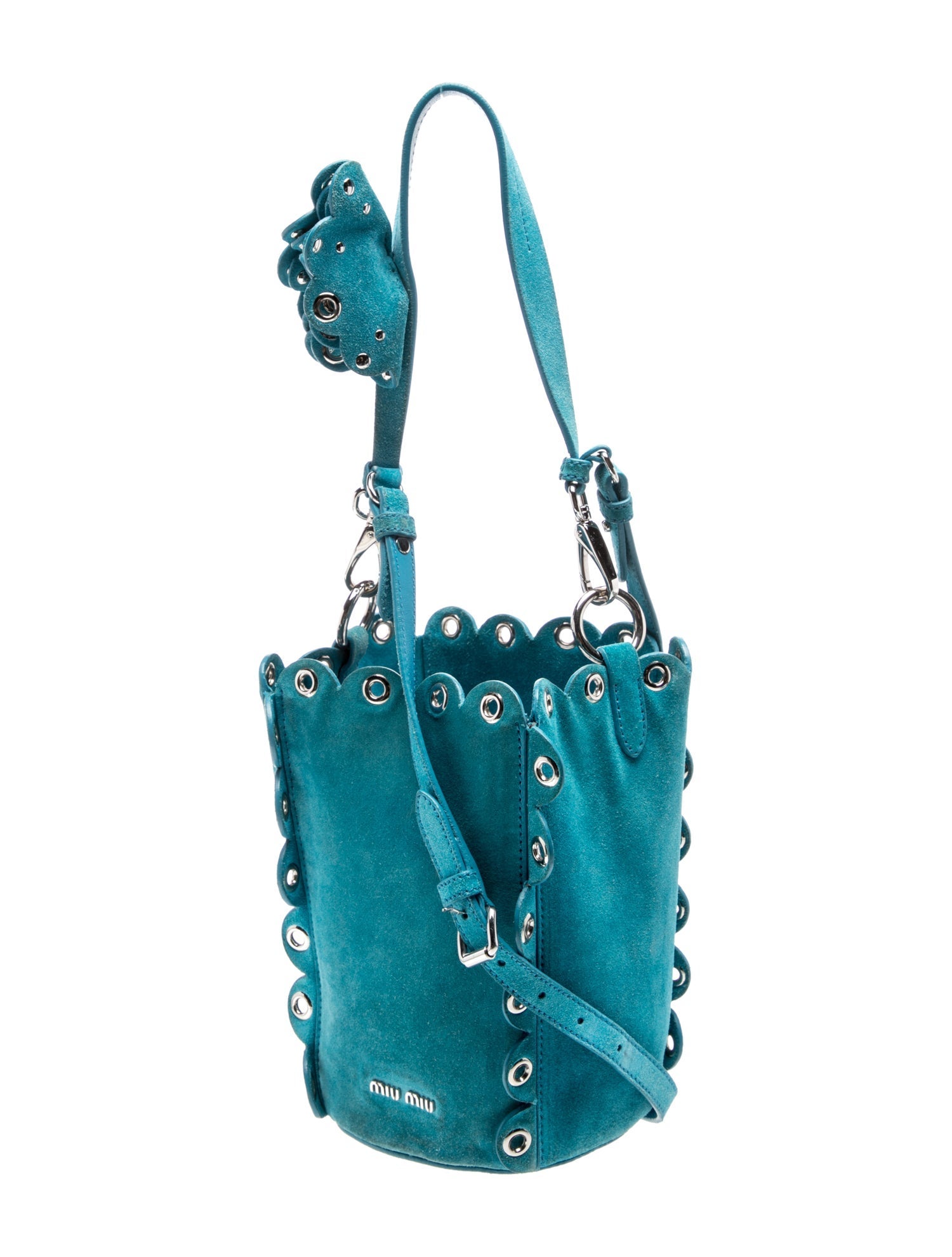 Miu Miu Suede Bucket Bag