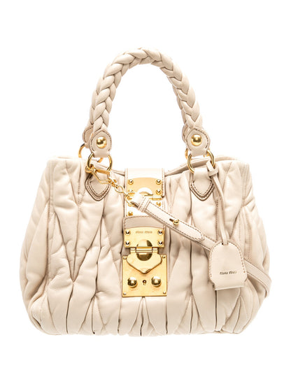 Miu Miu Leather Coffer Small
