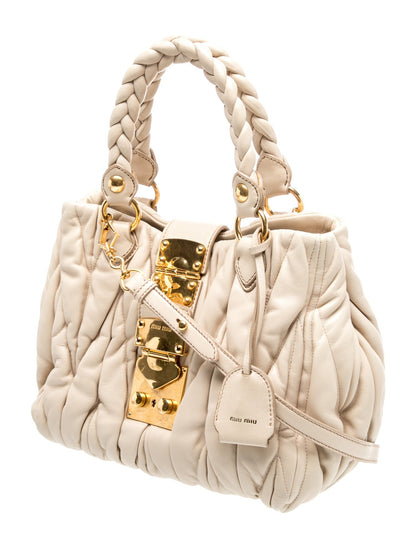 Miu Miu Leather Coffer Small