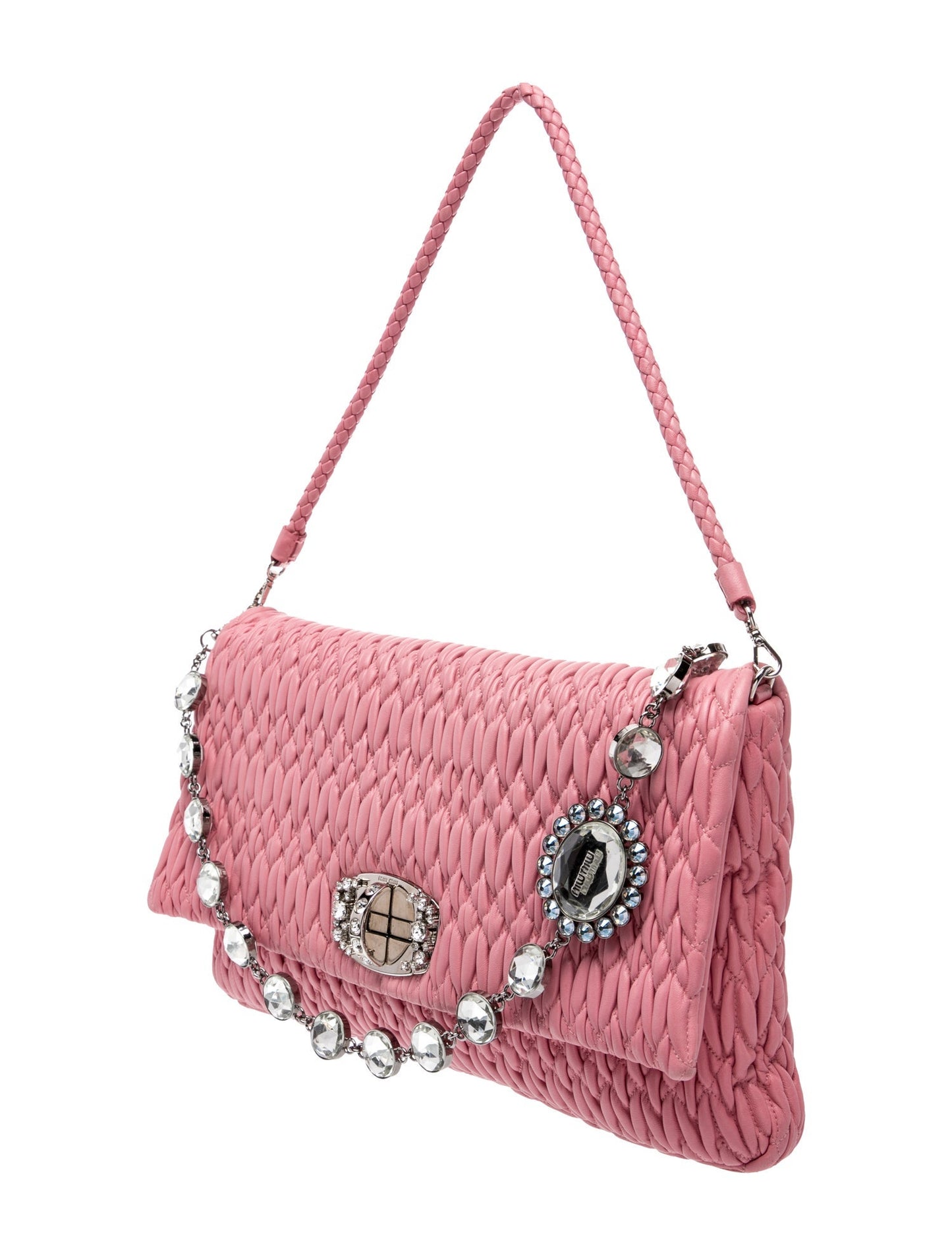 Miu Miu Chain-Link Shoulder Bag