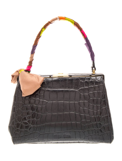 Miu Miu Crocodile handle bag Vintage