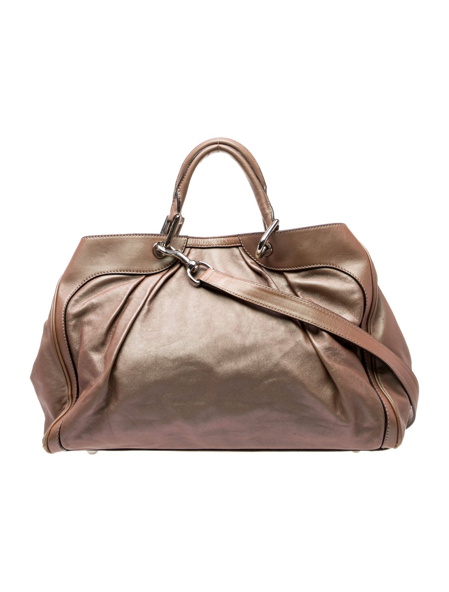 Dolce & Gabbana Leather Weekender Bag Large