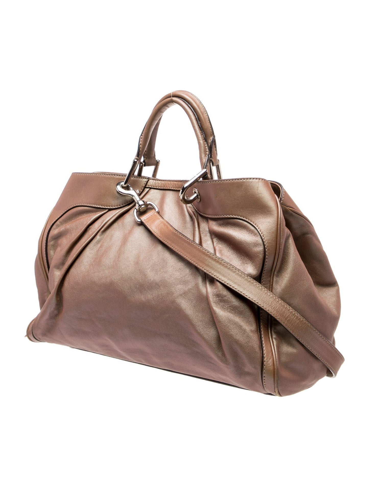 Dolce & Gabbana Leather Weekender Bag Large