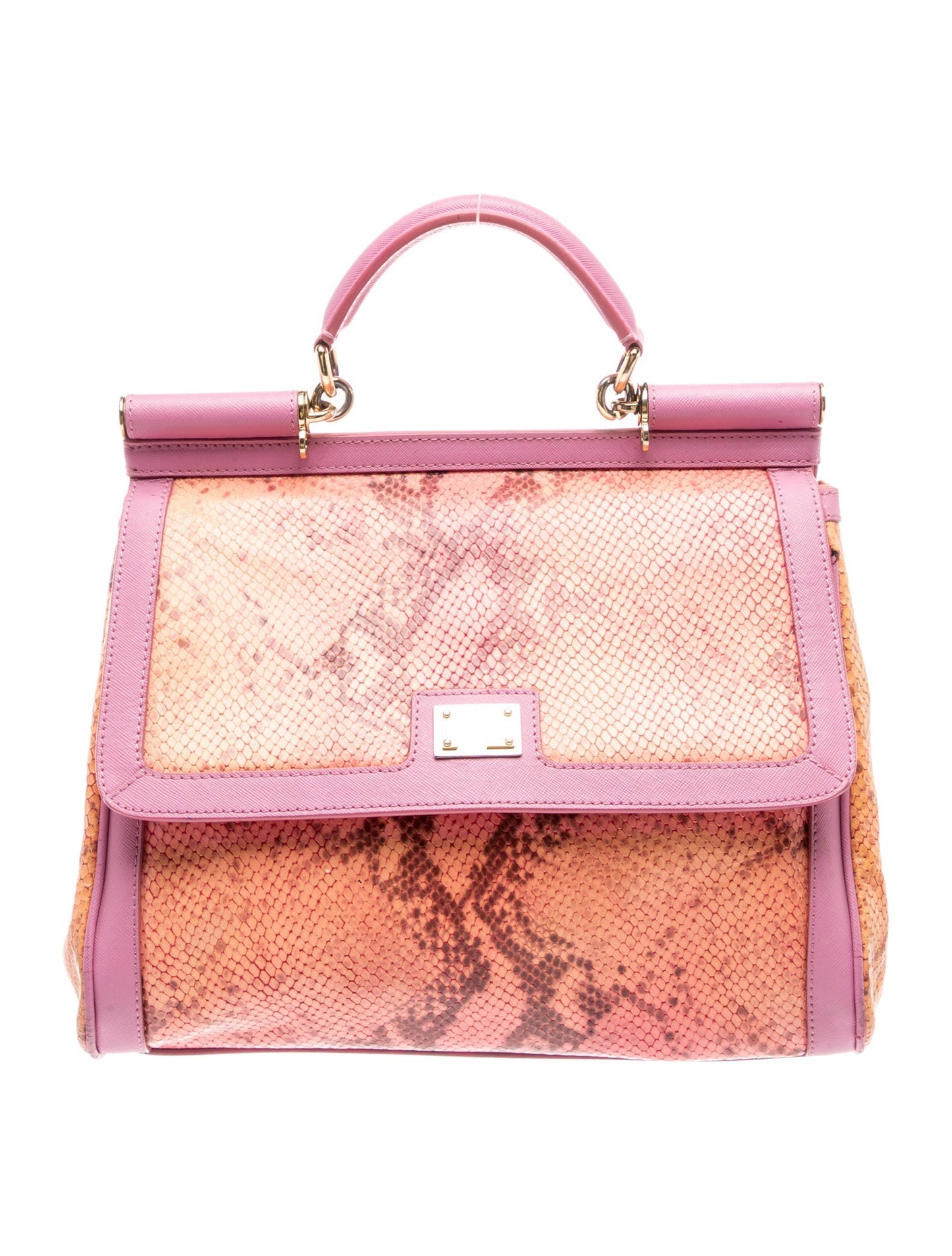 Dolce & Gabbana Leather Top Handle Bag