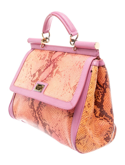 Dolce & Gabbana Leather Top Handle Bag