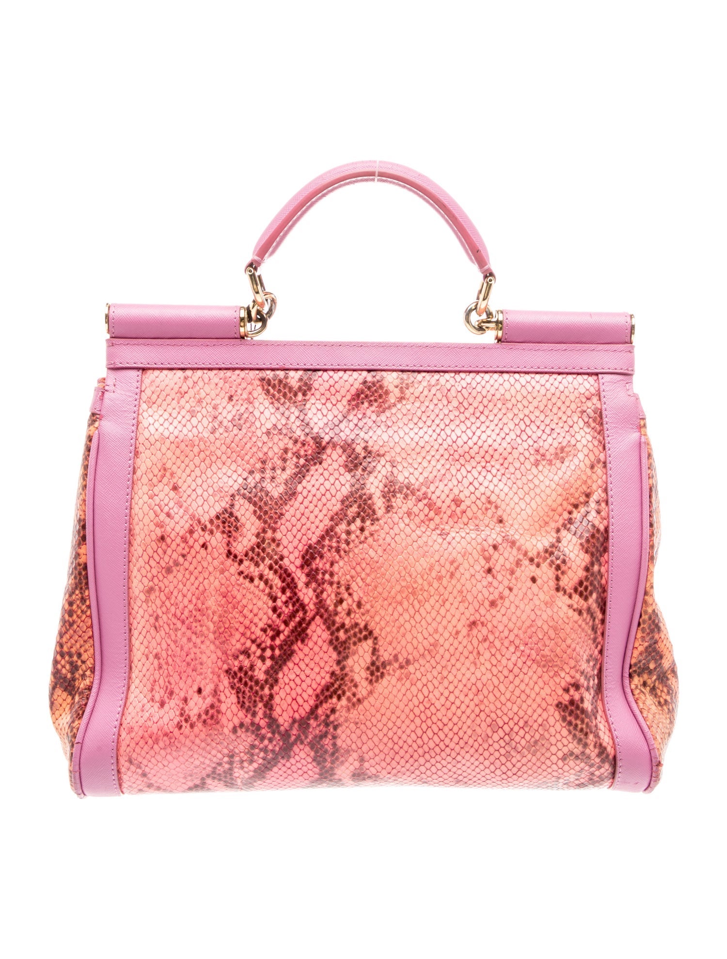 Dolce & Gabbana Leather Top Handle Bag