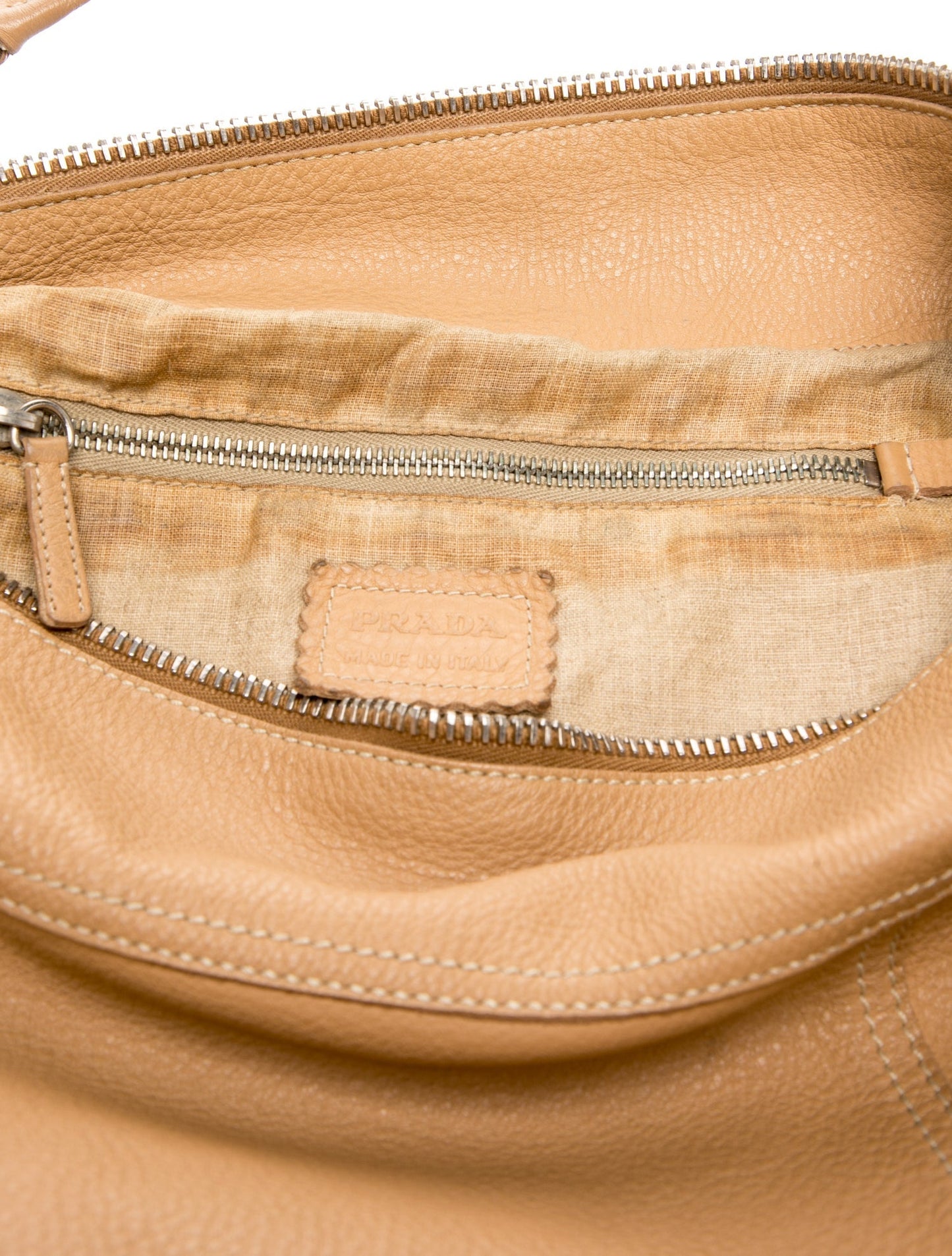 Prada Vitello Daino Leather Shoulder Bag