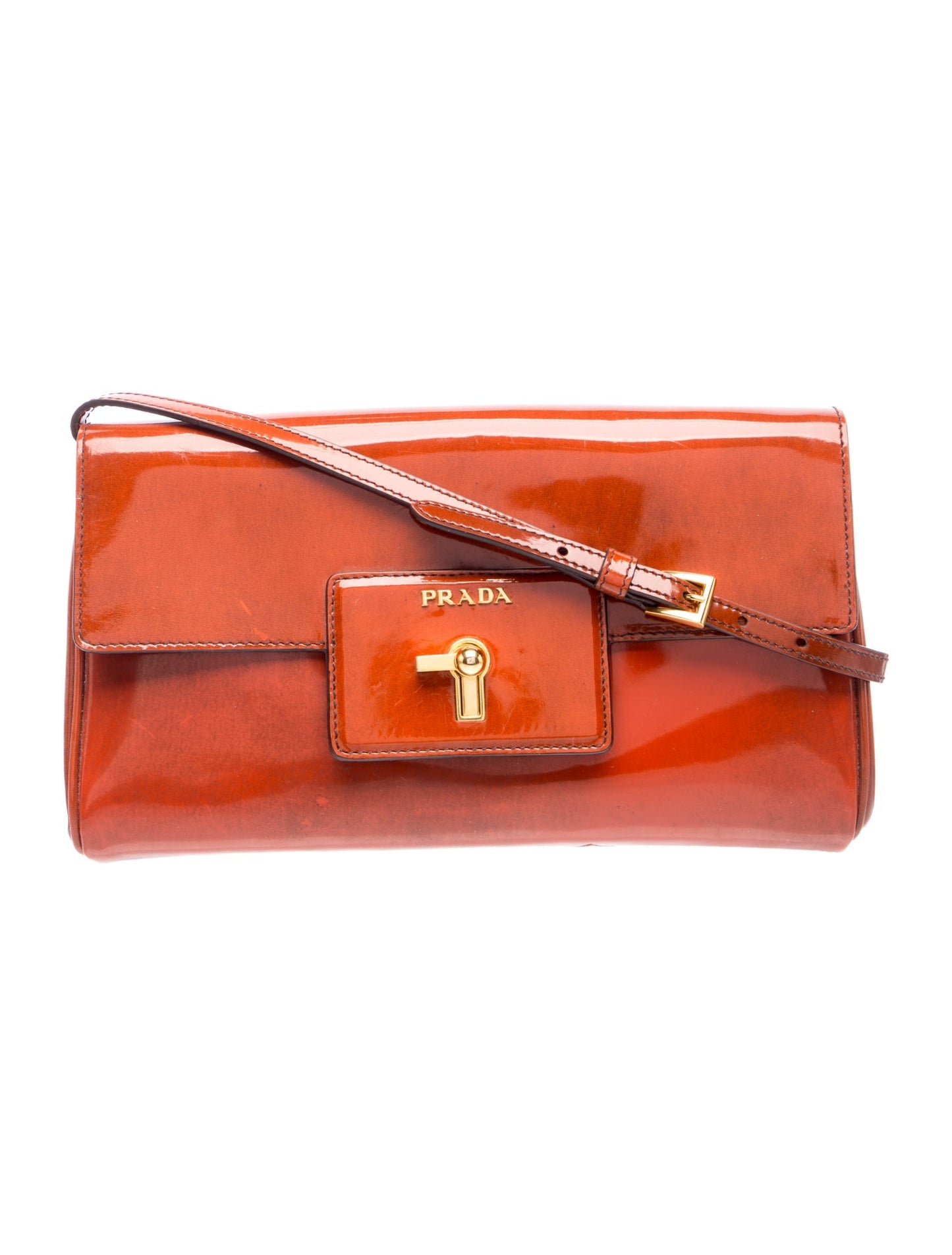 Prada Spazzolato Leather Crossbody Bag