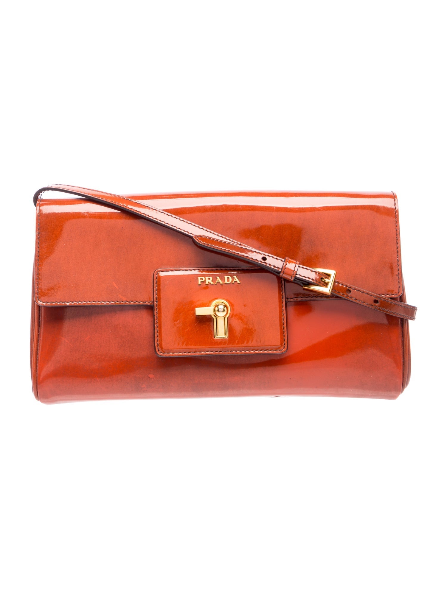Prada Spazzolato Leather Crossbody Bag