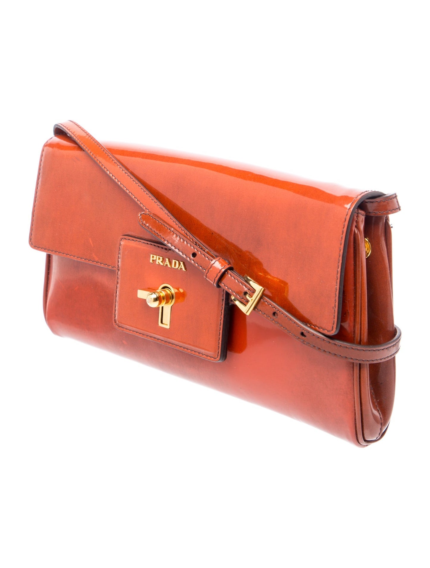 Prada Spazzolato Leather Crossbody Bag