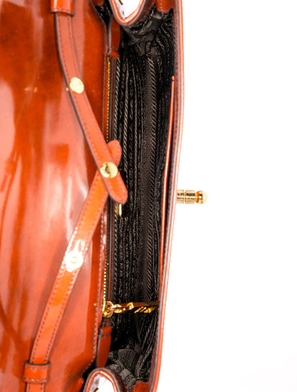 Prada Spazzolato Leather Crossbody Bag