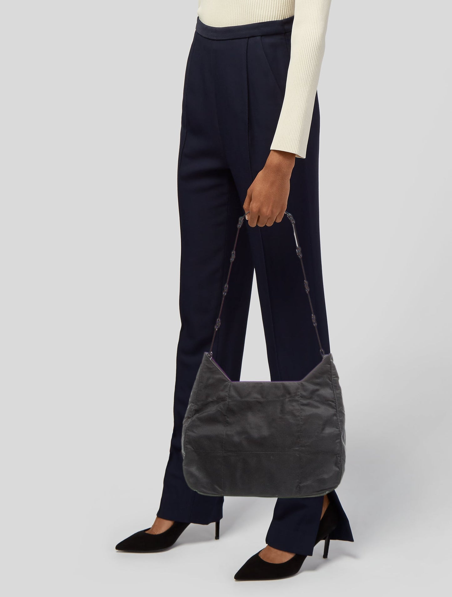 Prada Tessuto Nylon Shoulder Bag Vintage