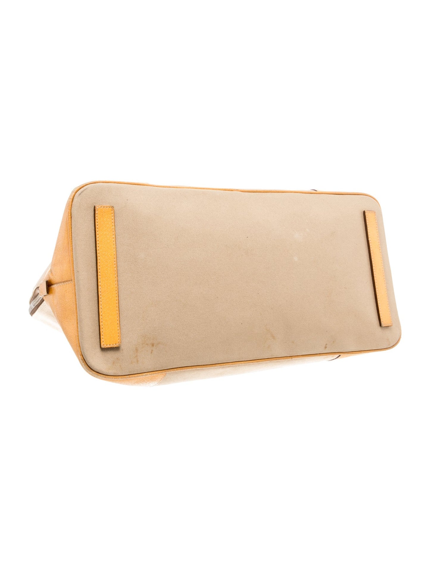 Prada Enameled Metal Triangle Top Handle Bag Vintage