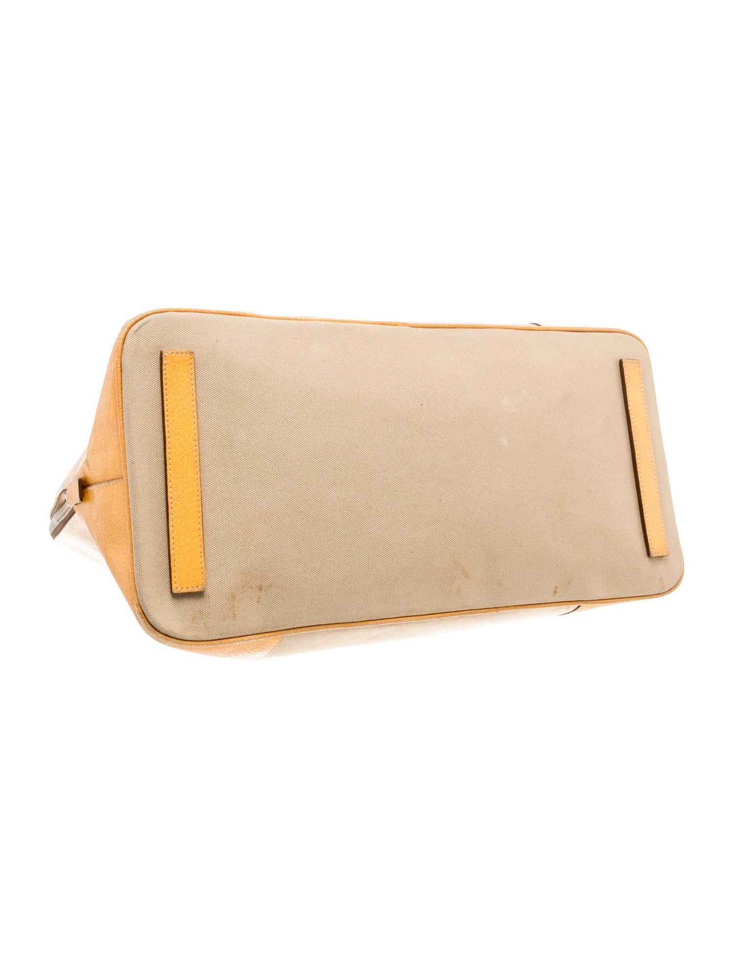 Prada Enameled Metal Triangle Top Handle Bag Vintage