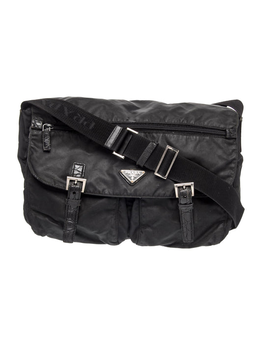 Prada Nylon Messenger Bag
