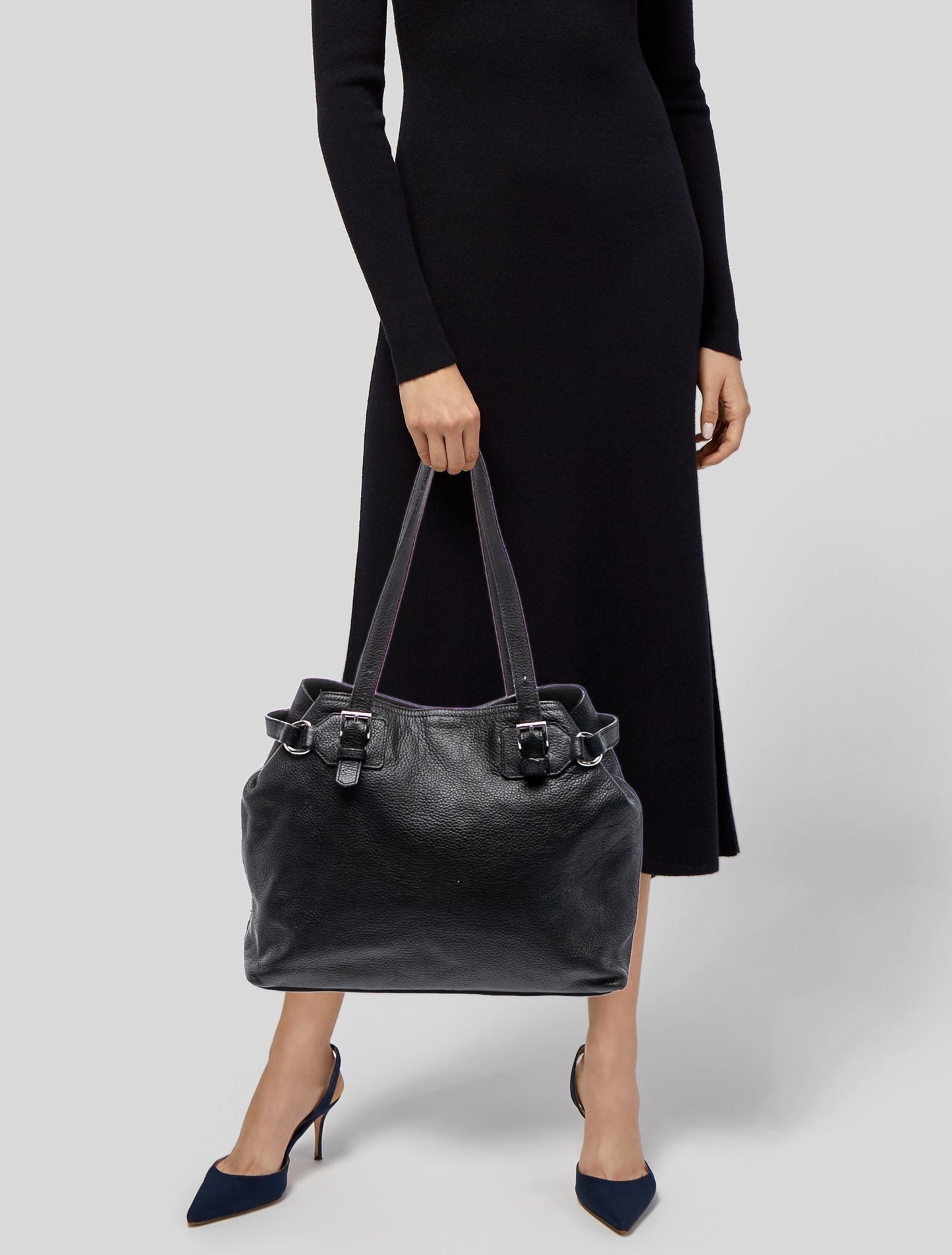 Prada Vitello Daino Leather Shoulder Bag