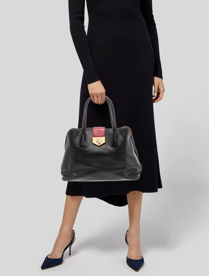 Prada Signature Turn-Lock Bag