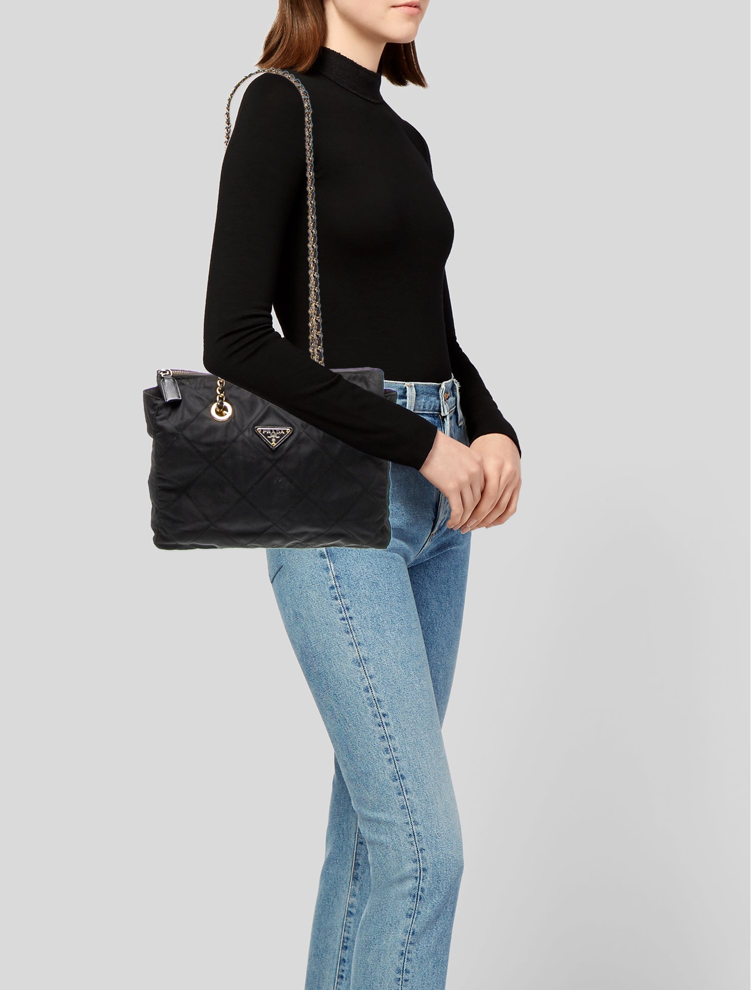 Prada Saffiano Leather Impunture Vintage