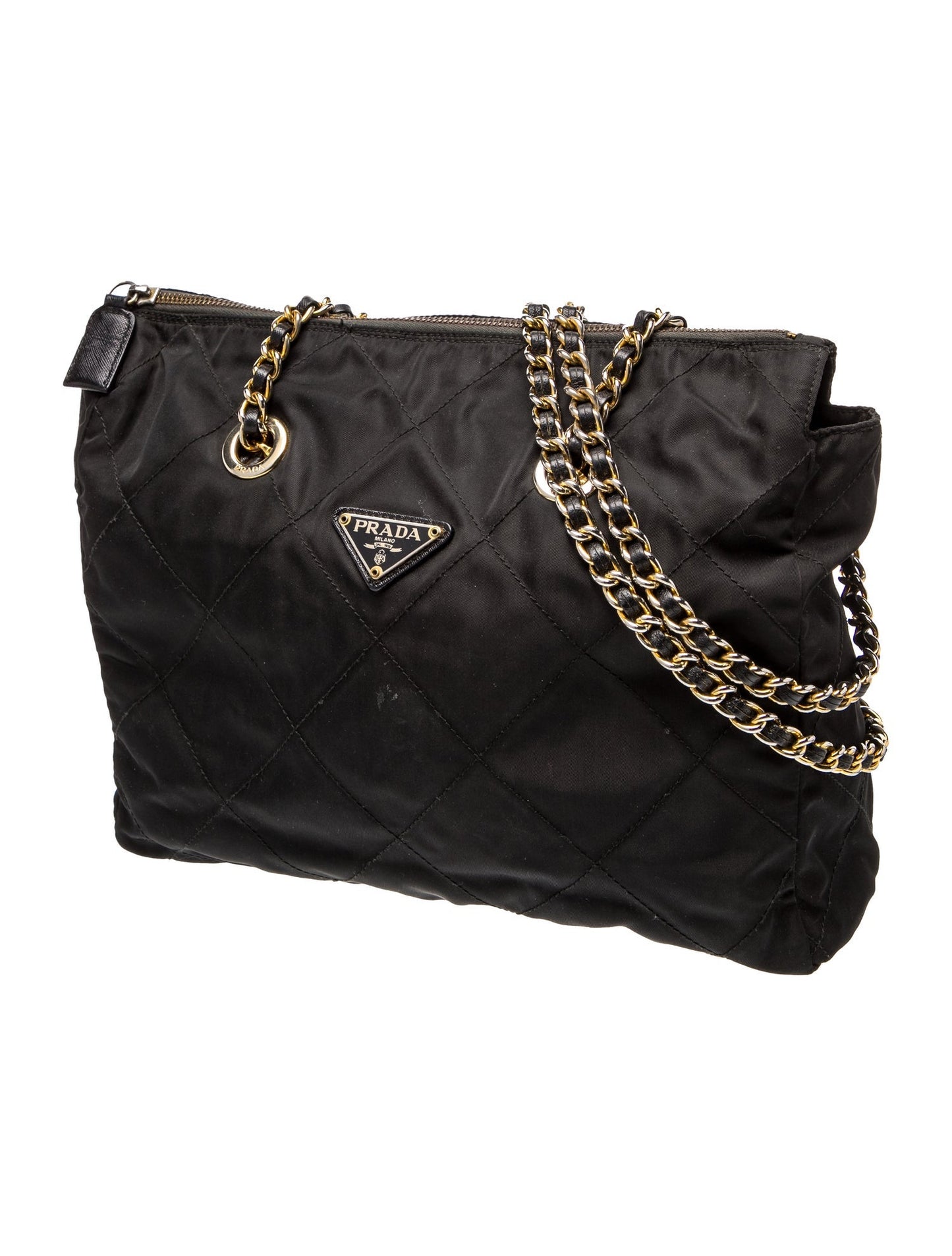 Prada Saffiano Leather Impunture Vintage