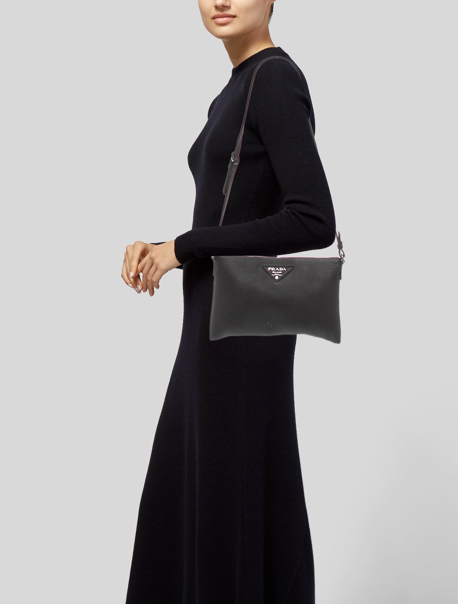 Prada Signature Shoulder Bag
