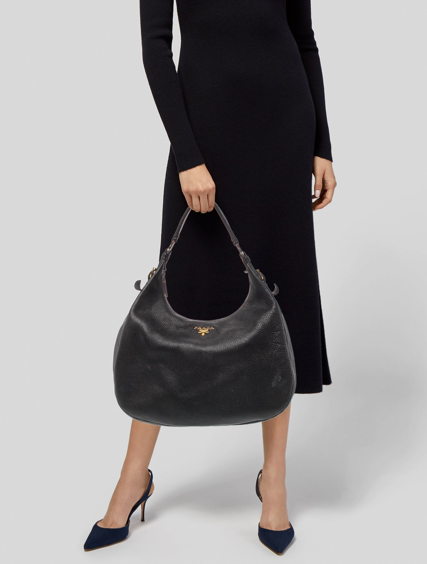 Prada Vitello Daino Leather Moon