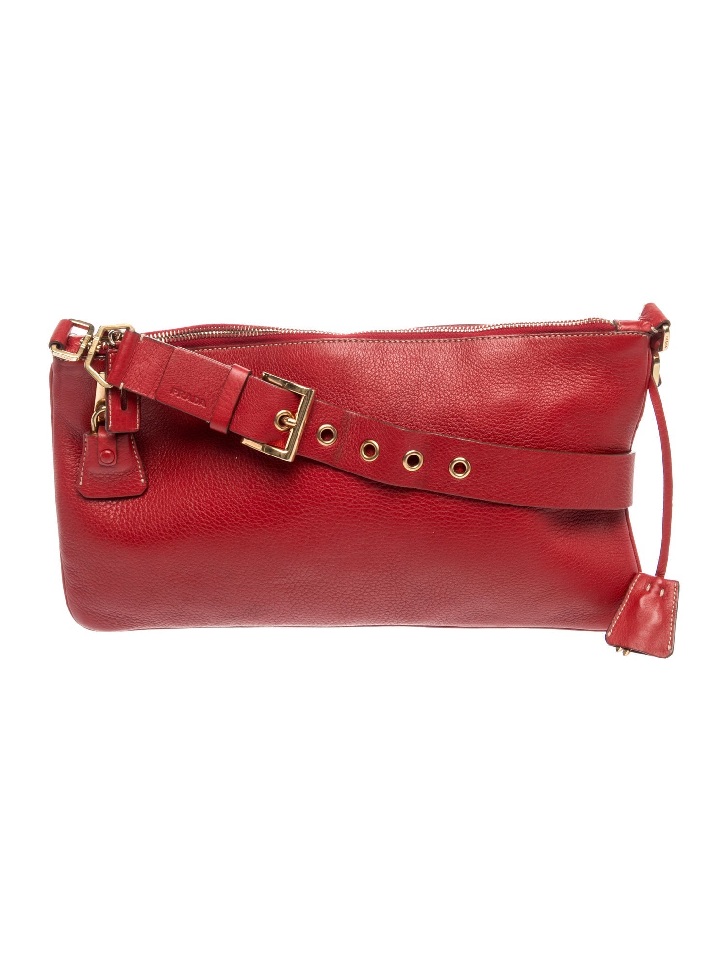 Prada Saffiano Leather Leather Shoulder Bag